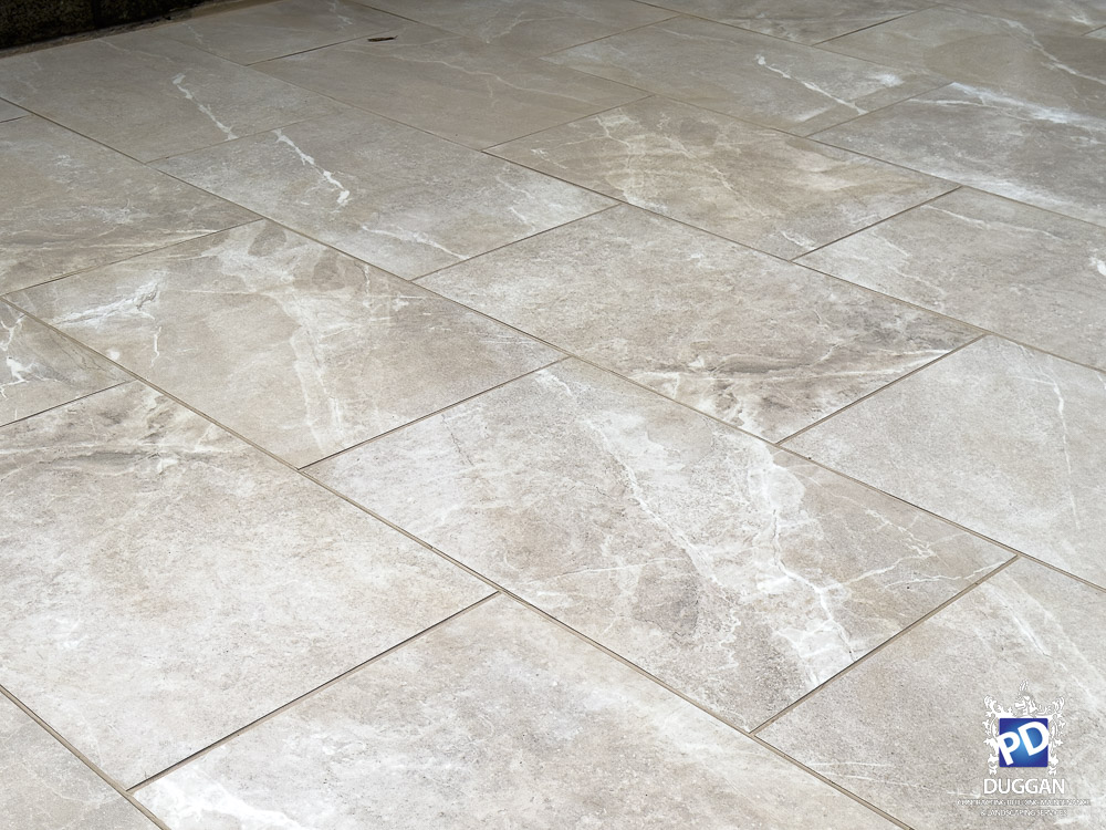 Porcelain Tiles Laid