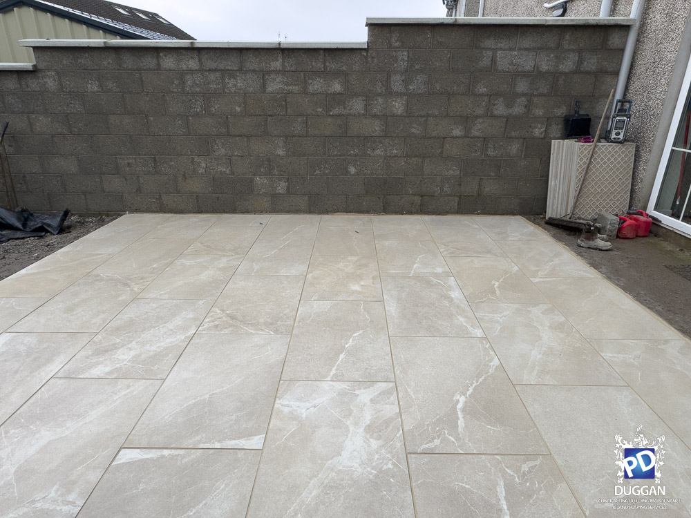 Porcelain Tiles Laid